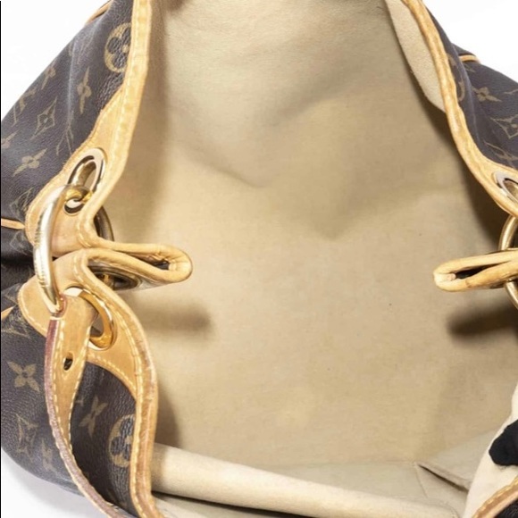 Mint Louis Vuitton GM Galleria shoulder bag brass hardware leather - Picture 6 of 6